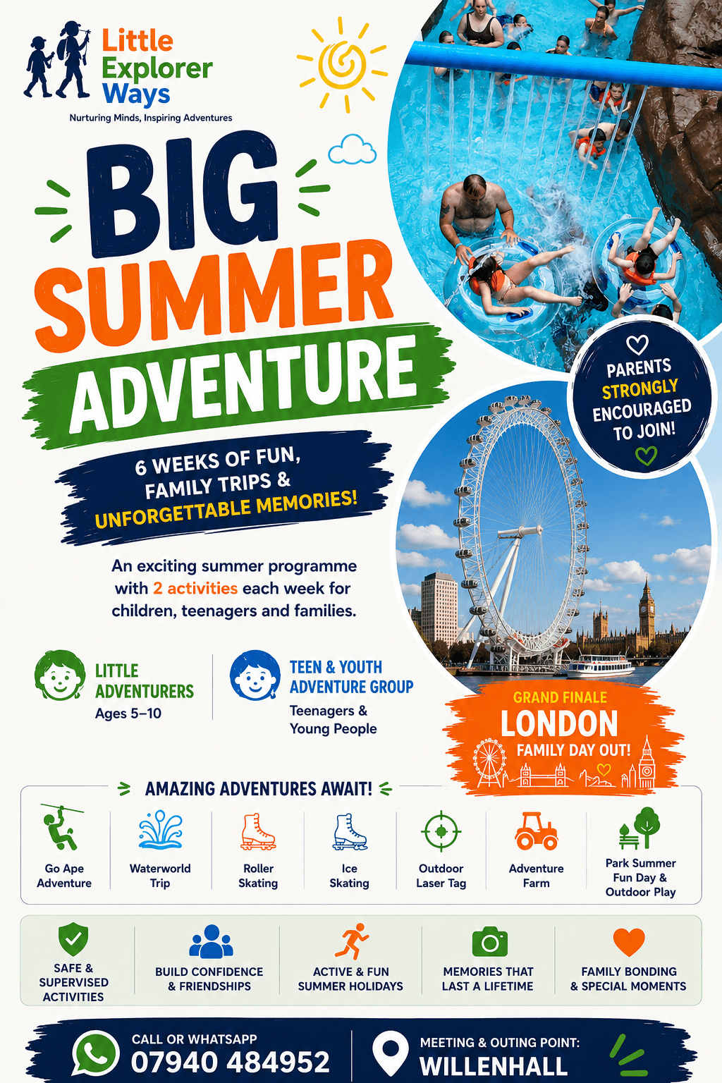 Little Explorer Ways Big Summer Adventure poster